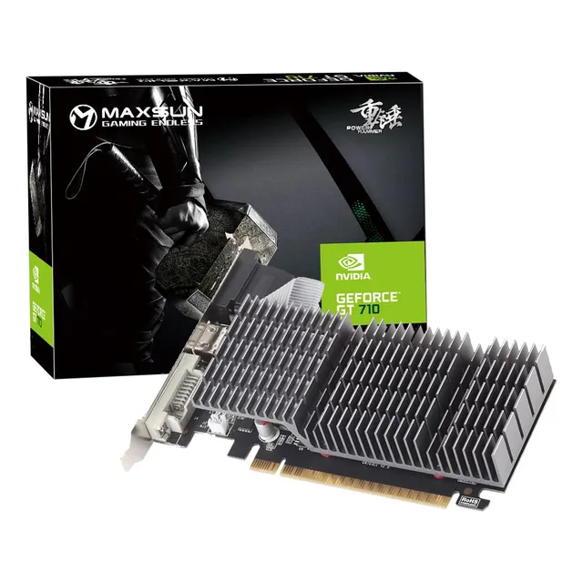 Tarjeta Gráfica De Video De Perfil Bajo Maxsun Geforce Gt