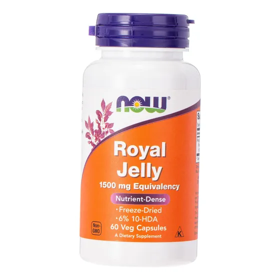 Jalea Real Supplement Now Foods 1500 Mg 60 Cápsulas