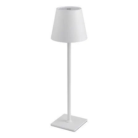 Lampara De Mesa Led Táctil, Inalámbrica Y Recargable Blanco