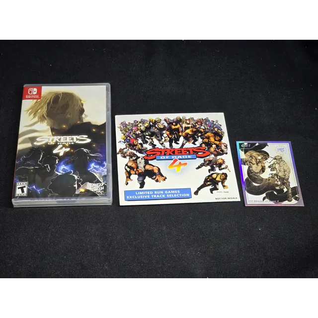 Streets Of Rage 4 Limited Run Sellado