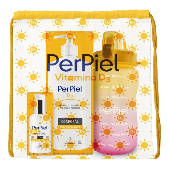 Perpiel Rutina Hidratante Fortalecedora D3 Facial Y Corporal