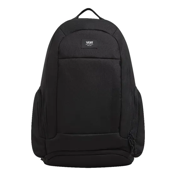 Mochila urbana Vans Modelo Alfanumérico color negro diseño liso