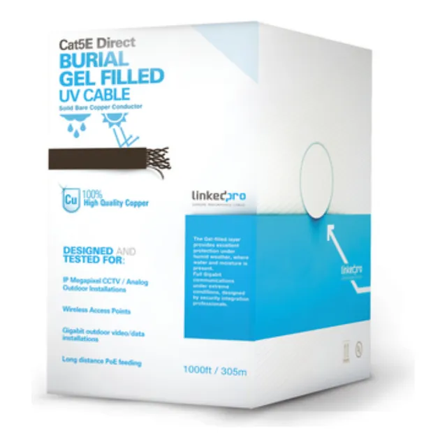 Bobina De Cable 305m, Cat5e, Para Intemperie Pro-cat-5e-gelx