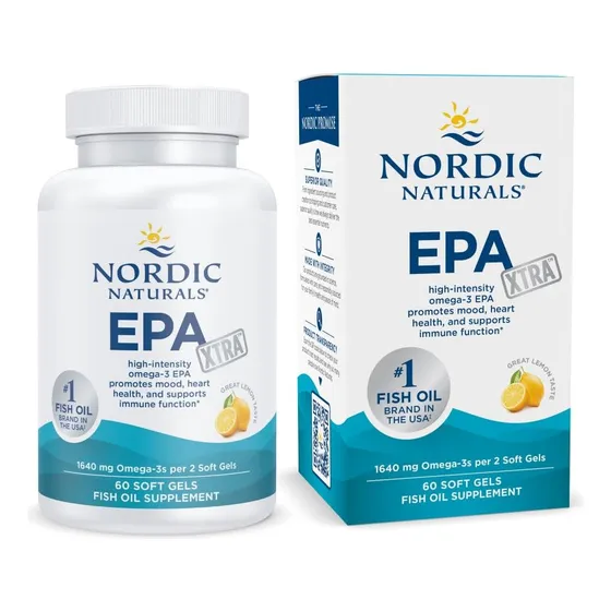 Suplemento Nordic Naturals Epa Xtra Lemon 60 Cápsulas Blanda