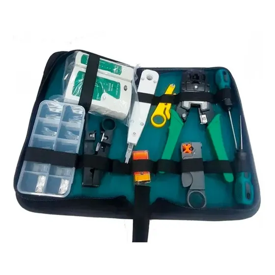 Kit De Herramientas Para Redes Crimpeadora Pelacable Rj45