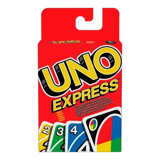 Jogo De Cartas Uno Express Baralho Com 56 Cartas - Mattel