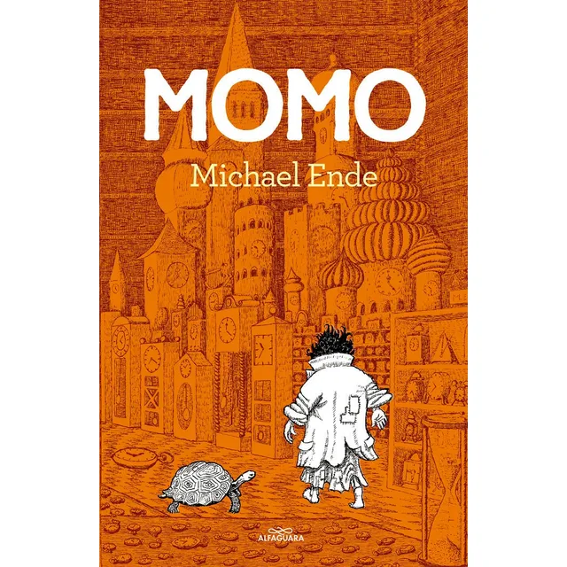 Libro Momo Michael Ende editorial Alfaguara en español tapa dura