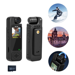 Cámara Corporal Multifunción Hd 2k Con Visión Nocturna Y 32g Cámara Corporal Multifunción Hd 2k Con Visión Nocturna Y 32g
