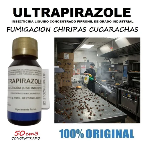 Mata Chiripas Y Cucarachas Ultra Pirazole Grado Industrial