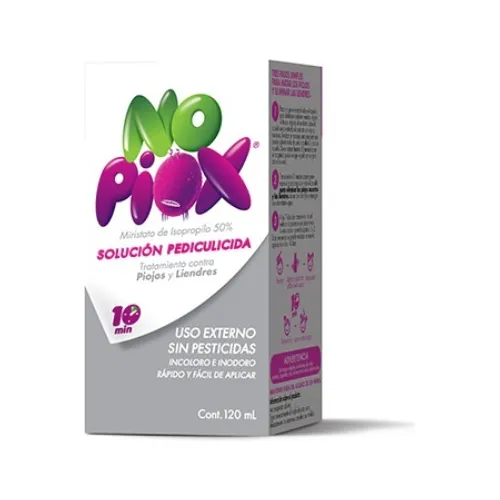 Loción 120 ml Nopiox® Solución Pediculicida de 120mL