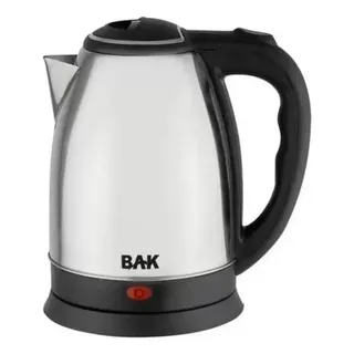Chaleira Elétrica Inox 1,8 Litros 127v Jarra Bule Bak Cor Prata Chaleira Elétrica Inox 1,8 Litros 127v Jarra Bule Bak Cor Prata