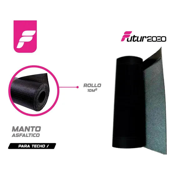 Manto Asfáltico Ipa 3.5mm / Rollo 10m De Largo