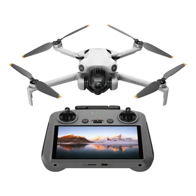 Mini drone DJI Mini 4 Pro RC 2 DRDJI013 Single con cámara 4K gris 5.8GHz 1 batería