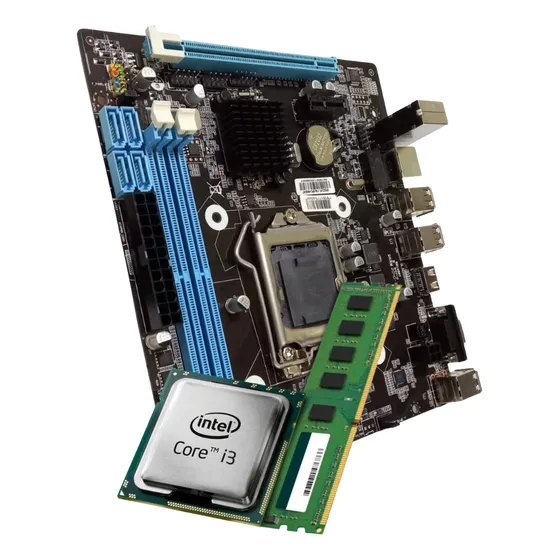 Kit Upgrade I3 2100 Memória Ram 8gb Cooler + Placa Mãe H61