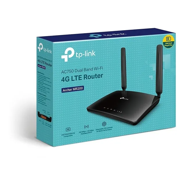 Router 4g Lte (chip) Tp-link Archer Mr200 - Electromundo