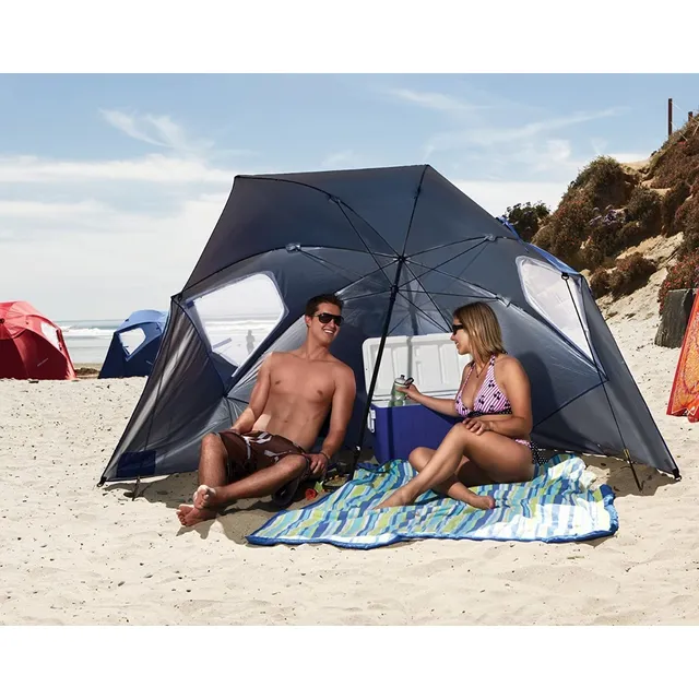 Sombrilla Carpa Playera 2.20mts Reforzada Liviana
