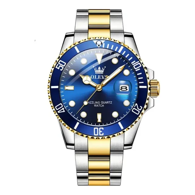 Reloj Caballero Acero Inoxidable Metal Elegante A