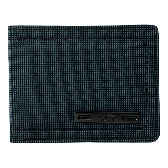 Billetera Totto Canvas Color Azul Azul | Cuotas sin interés