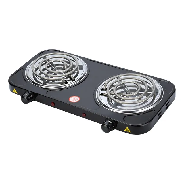 Cocina Eléctrica 2 Platos 2000w Cocinilla Portátil
