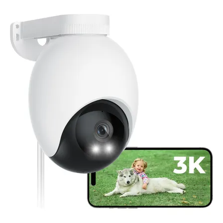 Camara De Seguridad Exterior 5mp 360° Ptz Visión Nocturna