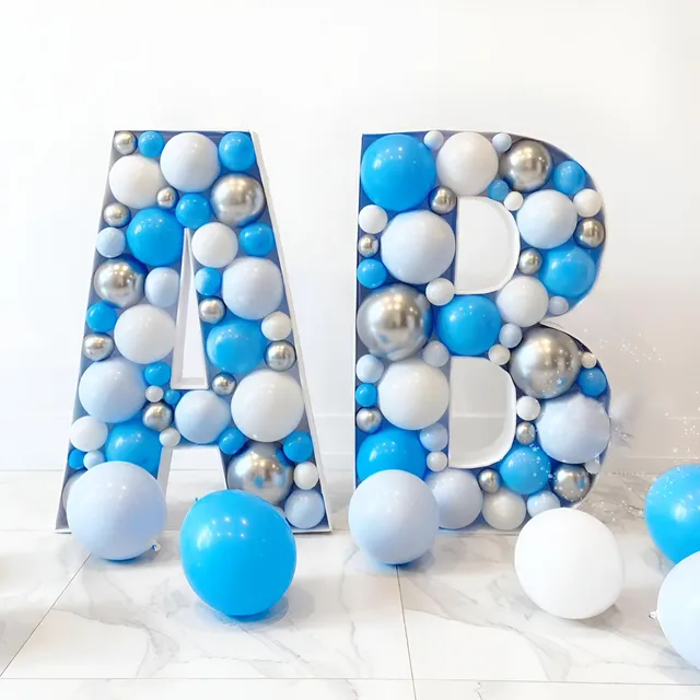 Estructura De Letras 1 Unidad Soporte De Globos 