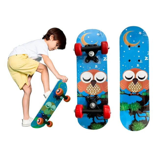 Patineta Skate Niños 43cm Trucks Pvc Reforzado C/premium
