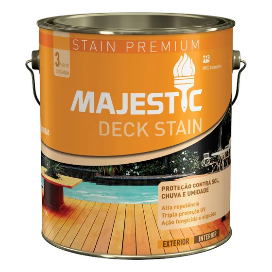 Protector De Madera Exterior Renner Deck Stain - 3,6 Lts Cedro