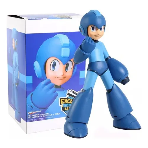 Figura De Accion Megaman - Rockman - 22cm En Caja - 