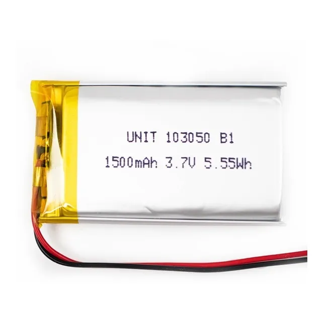 1500mah Bateria Recargable Lipo 103050 3.7v 50x30x10 Mm