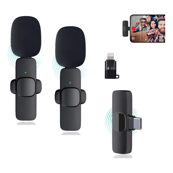Micrófono Inalámbrico K9 2 En 1 Solapero Perchero Para Android iPhone | Cuotas sin interés