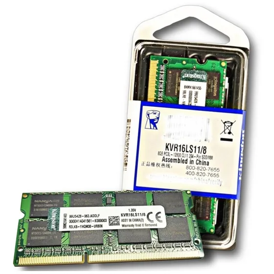 Memoria Laptop 8gb Ddr3l Pc3l-12800 Kingston Low Volt 1.35v