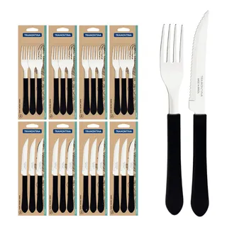 Tramontina Kit Restaurante 24 Talheres Garfo Faca Com Serra Buffet Cozinha Talher Mesa Jantar Almoço Tramontina Kit Restaurante 24 Talheres Garfo Faca Com Serra Buffet Cozinha Talher Mesa Jantar Almoço