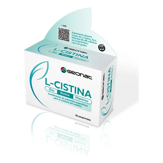 Geonat L-cistina Fortalece Crecimiento Del Cabello 30 Compr Sabor