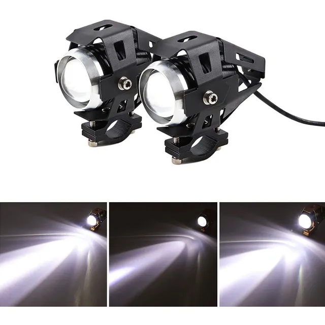X2 Lámpara Luz Foco Neblinero Led U5 Ojos De Angel Para Moto