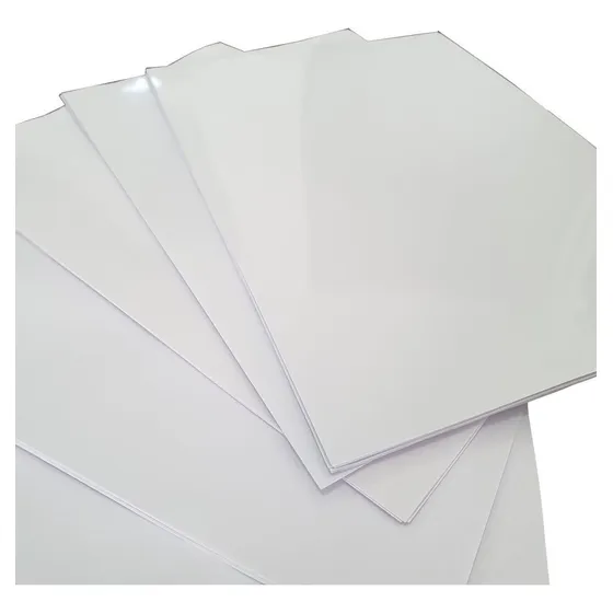 20 Adesivos Vinil Branco Matte Jato De Tinta Prova Dágua A4