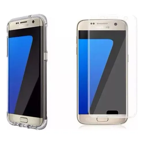 Pelicula + Capa Case Capinha Para Samsung Galaxy S7 Edge
