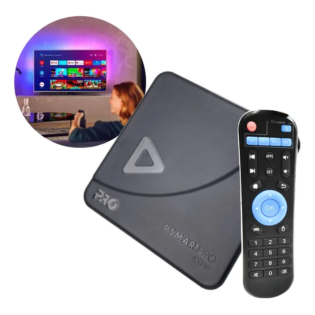 Smart Tv Anatel Android 4k Hd 8gb Com Teclado Smart Sem Fio