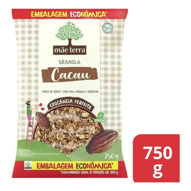 Granola Mãe Terra Cacau 750g