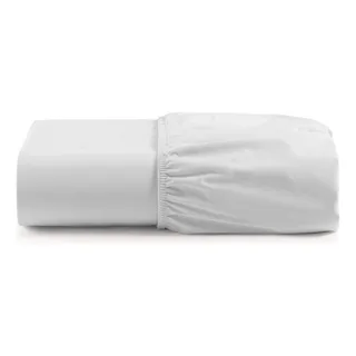 Lençol Avulso Solteiro Com Elåstico 200 Fios 100% Algodão Cor Branco Lençol Avulso Solteiro Com Elåstico 200 Fios 100% Algodão Cor Branco