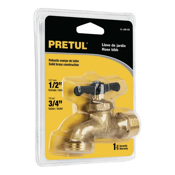 Llave Terminal Para Jardín Latón 1/2 100g Pretul