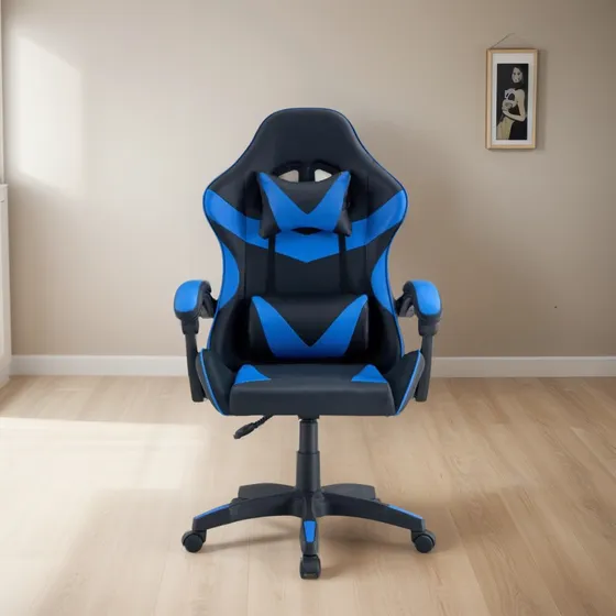Silla Gaming Mamey Hy-g01 Azul Azul Azul