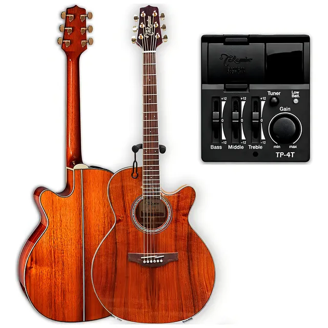 Violão Elétrico Takamine Gn77 Kce Tampo Taylor Koa Laminado Cor Laranja Orientação Da Mão Destro