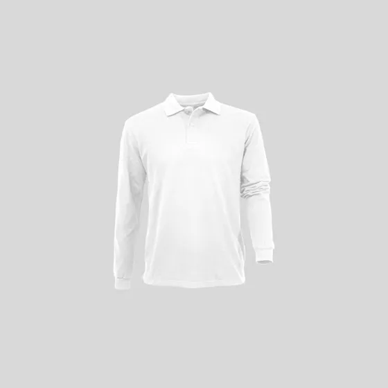 Polera Corporativa Pique Hombre Manga Larga - Filtro Uv+