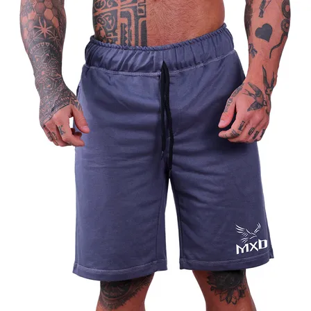 Bermuda Masculina Moletom Academia Shorts Treino Fitness