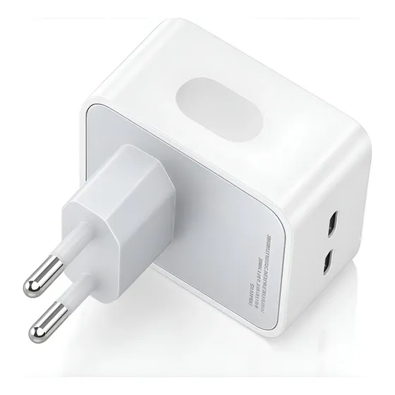 Fonte Turbo Usb-c 50w Adaptador Tipo C Carga Rápida Tomada