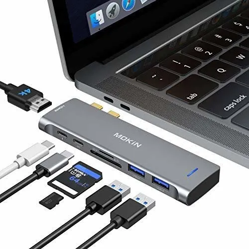 Adaptador Usb C Para Macbook Pro 2020, Adaptador Usb Macbook Cable