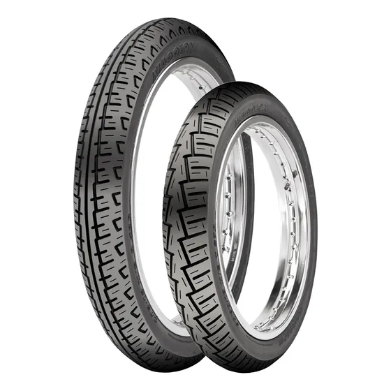 Par Pneu Biz 80/100-14 E 60/100-17 Maggion Winner Sem Câmara