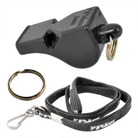 Apito Poker Profissional Sabiá C/ Cordão E Mosquetão Cor Preto Apito Poker Profissional Sabiá C/ Cordão E Mosquetão Cor Preto