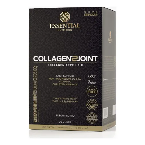 Collagen 2 Joint 300g 30 Saches Essential Nutrition Sabor Neutro