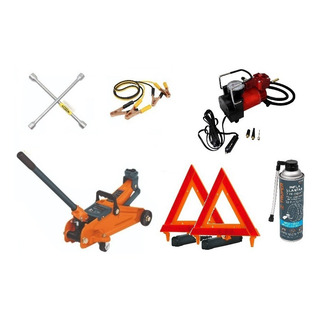 Gato Hidráulico Truper Con Kit De Emergencia Y Compresor Gato Hidráulico Truper Con Kit De Emergencia Y Compresor